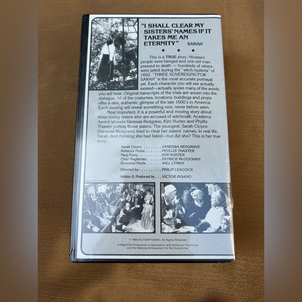 Three Sovereigns For Sarah VHS 2-Tape Set NEW - Picture 3 of 5